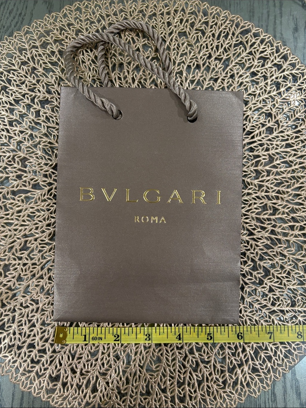 Bvlgari gift bag. New. 6x8